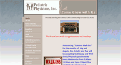 Desktop Screenshot of pediatricphysiciansinc.com